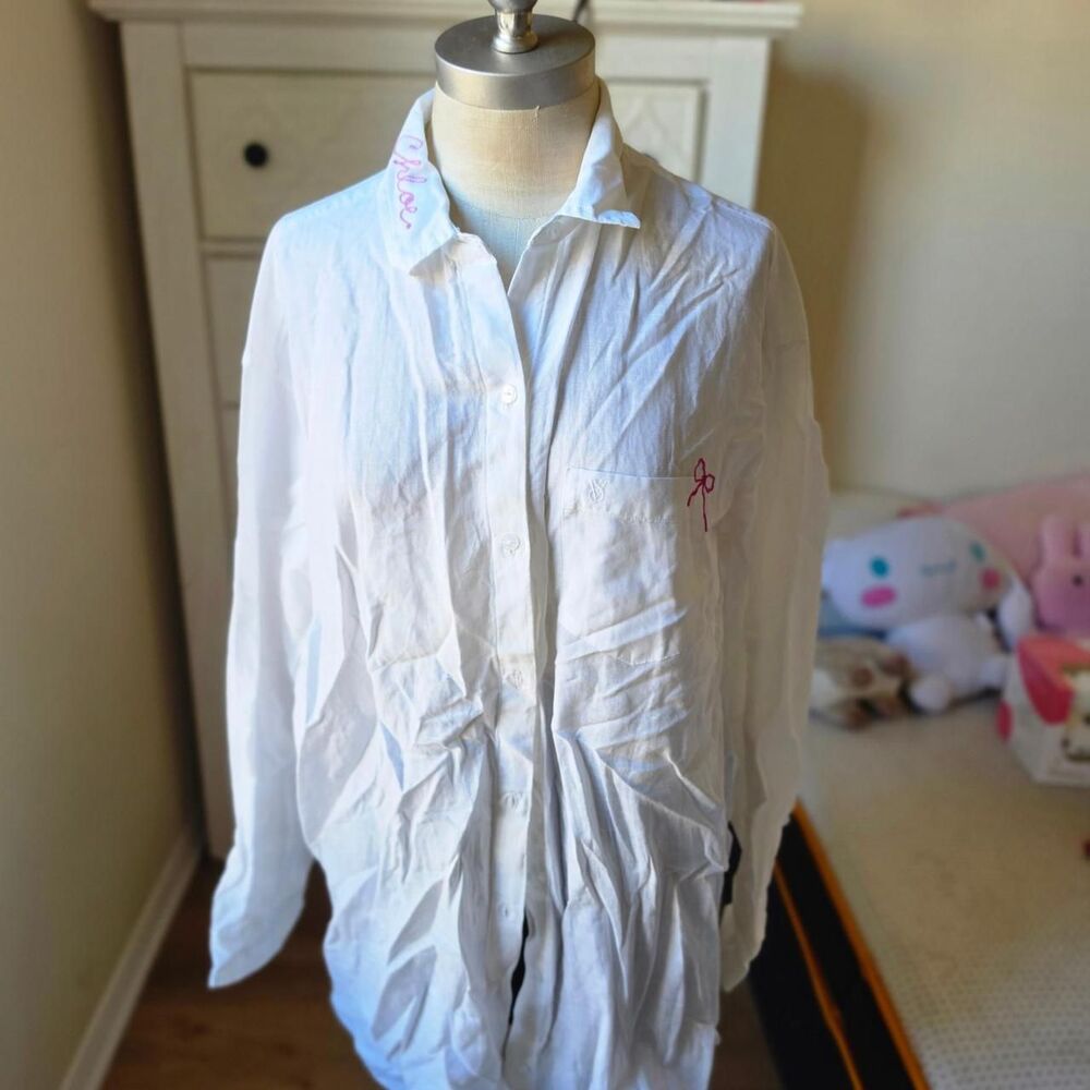 Victoria-s-secret Women's White Shirt